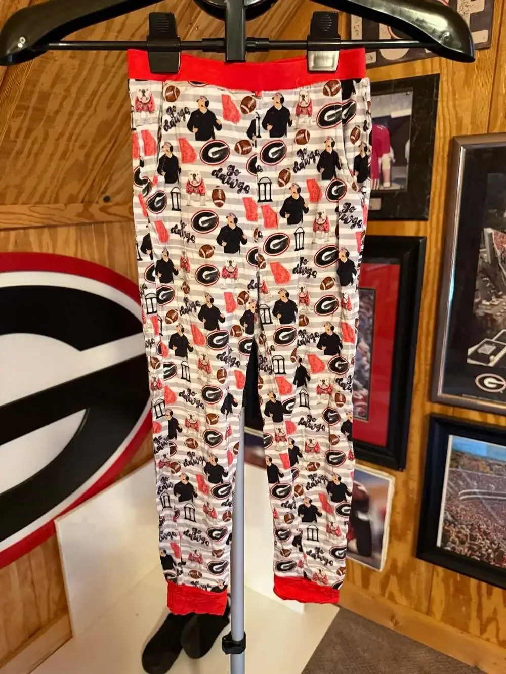 One Brave Mom Kids Boutique University of Georgia Bulldogs Bamboo Pajama Set